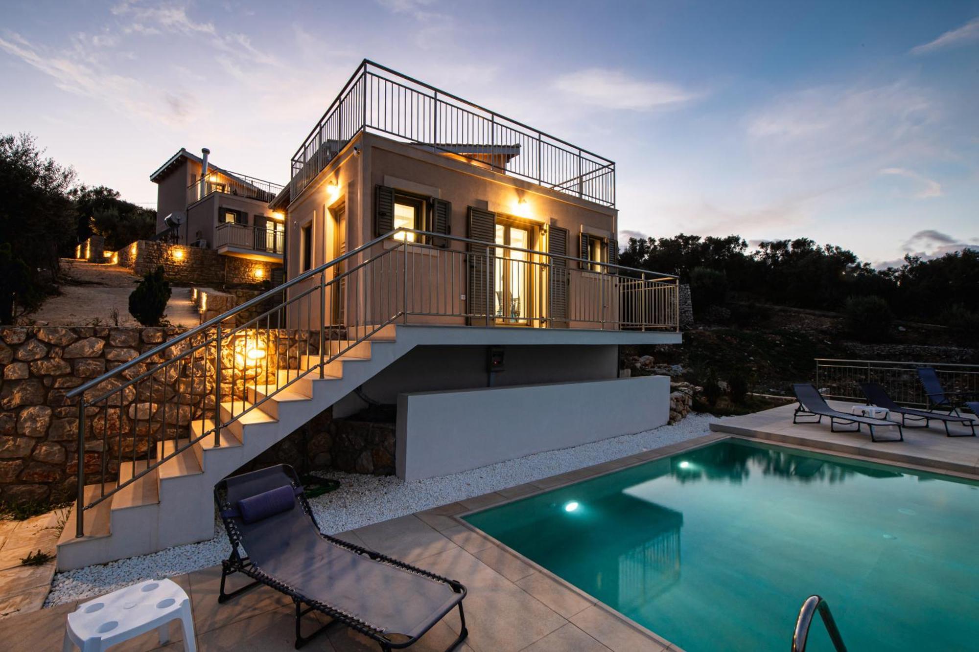 Villelia View Villas 2 Apolpaina الغرفة الصورة